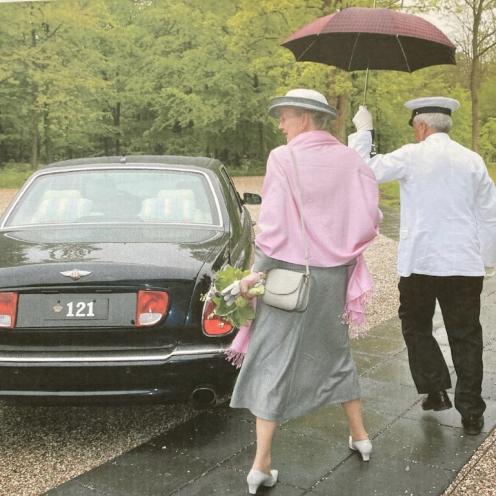 Søren Sørensen med Dronning Margrethe