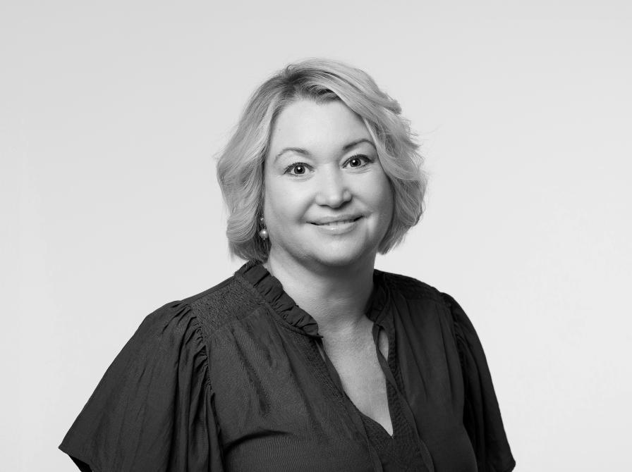 Portrætfoto af Lykke Winther, som er læringsvejleder og leder af et PLC på Vindinge Skole