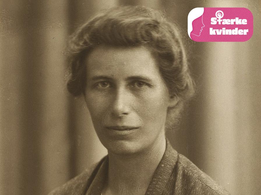 Portræt af den danske forsker Inge Lehmann