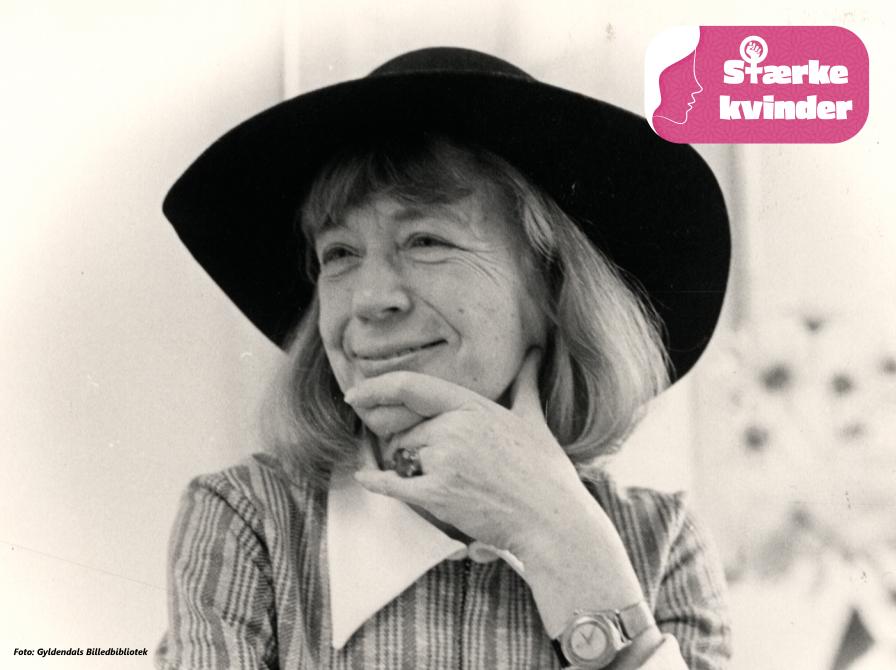 Portræt af den danske forfatter Tove Ditlevsen